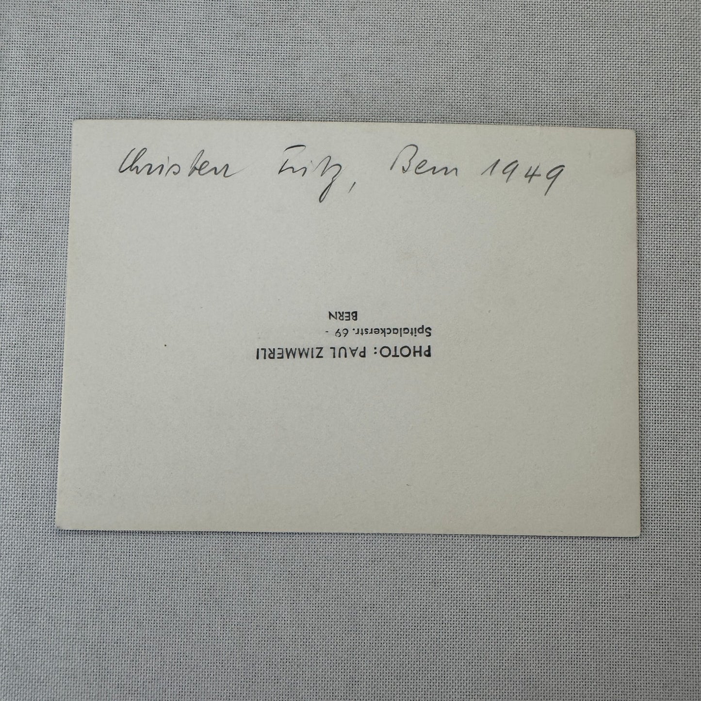 Vintage Racing Photo Photograph Print Christopher Fritz Bern 1949 Alfa Romeo ?