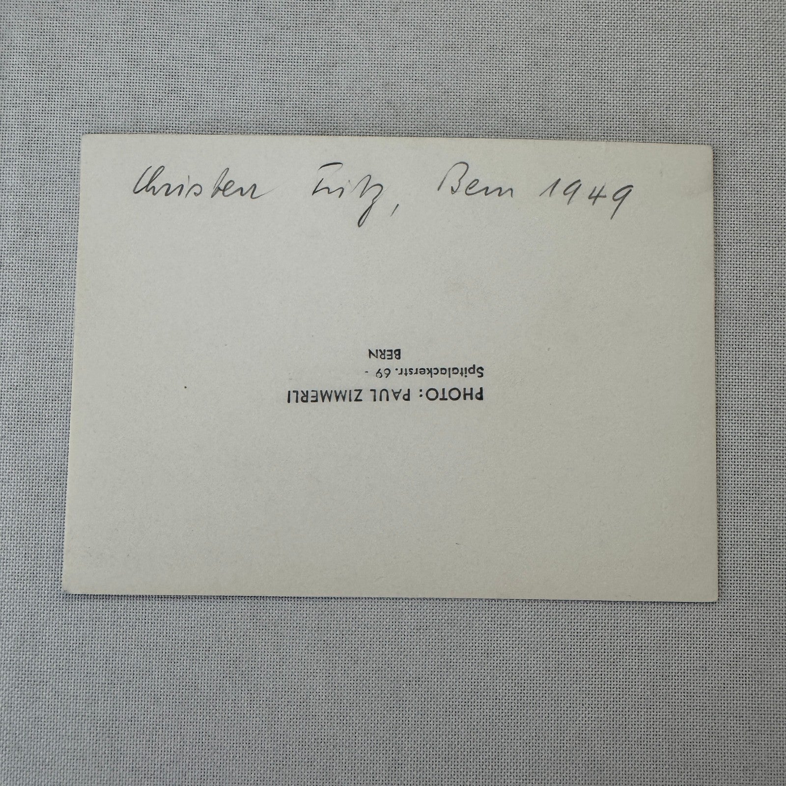 Vintage Racing Photo Photograph Print Christopher Fritz Bern 1949 Alfa Romeo ?