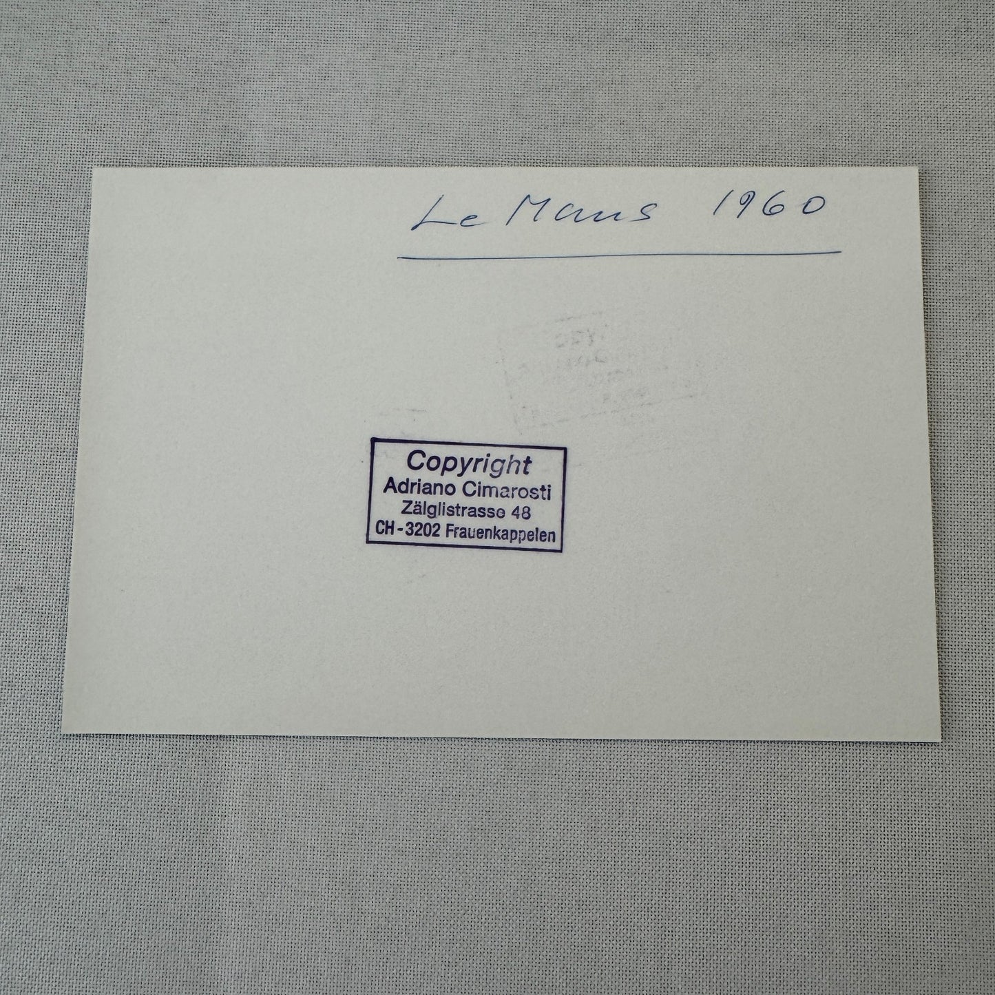 1960 LeMans Racing Photo Photograph Vintage Image Modern Print