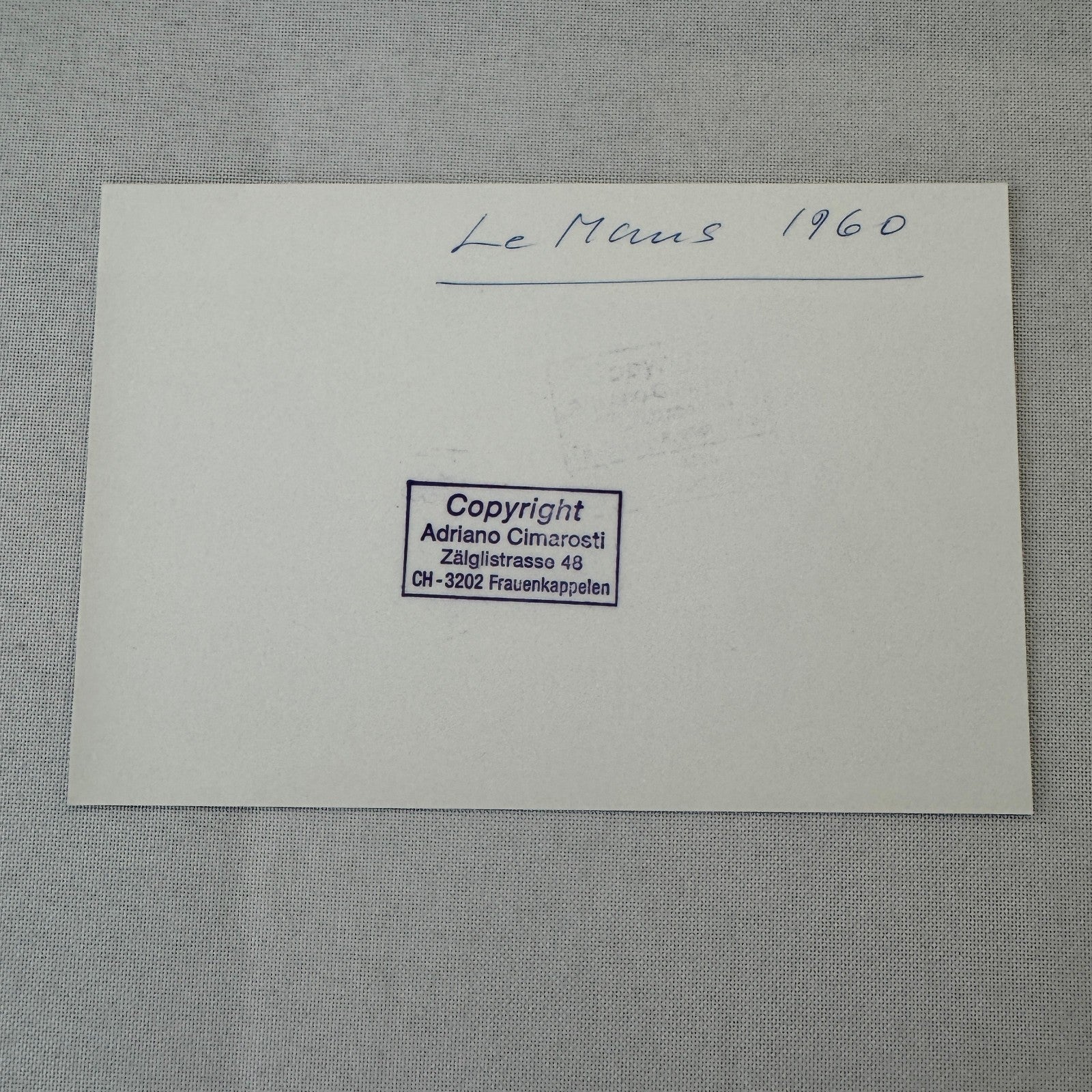 1960 LeMans Racing Photo Photograph Vintage Image Modern Print