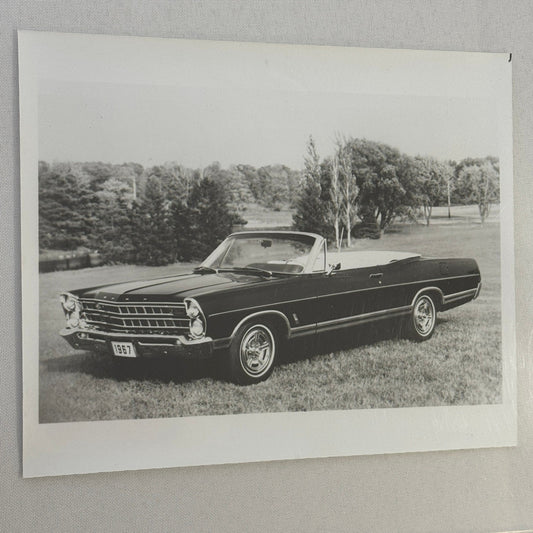 1967 Ford Galaxie 500XL Convertible Car Vintage Image Modern Print