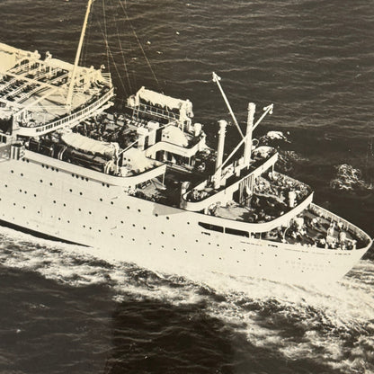 Vintage Ship Boat Photo Photograph Swedish Line MS Kungsholm 1961