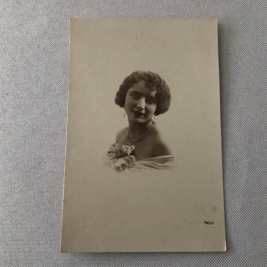 Circus Performer Real Photo Postcard RPPC Post Card Vintage Photograph