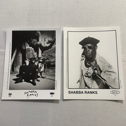 Shabba Ranks Music Publicity Press Photo Photograph Dancehall 1995 1999 Lot 2x