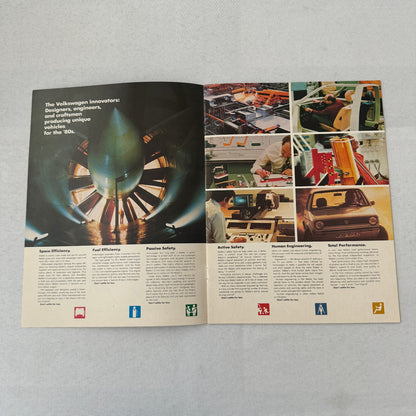 1981 Volkswagen VW Rabbit Car Sales Brochure Catalog Rabbit Convertible