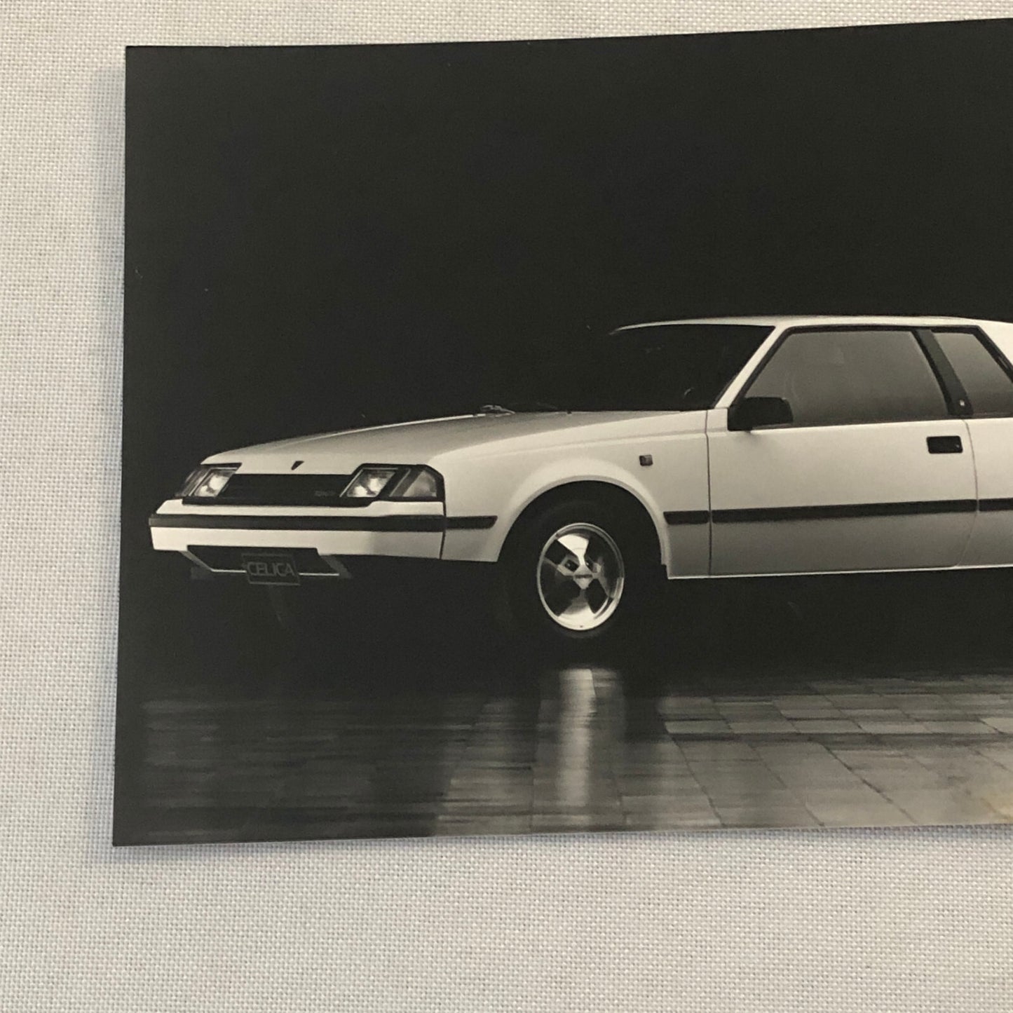 Toyota Celica 1600 ST Coupe Car Factory Press Photo Photograph German Text