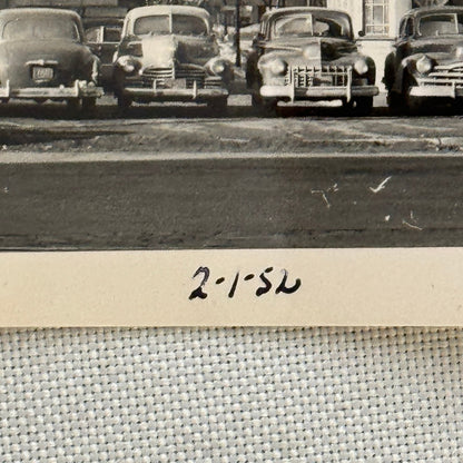 Vintage Photograph Photo Print Montreal 1952 St James Street Cars Automobile