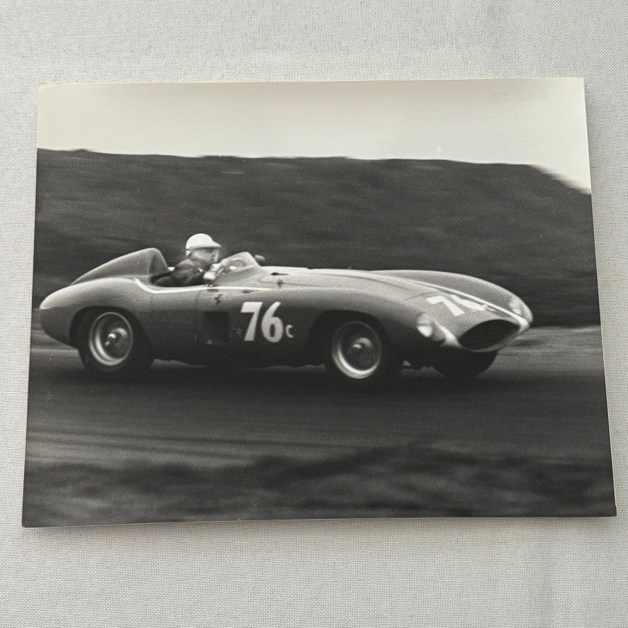 Ferrari Racing Photo Photograph Motorsport Race Vintage Image Modern Print