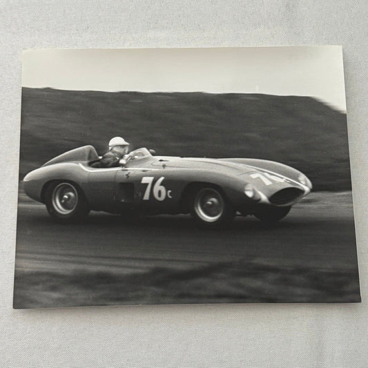 Ferrari Racing Photo Photograph Motorsport Race Vintage Image Modern Print