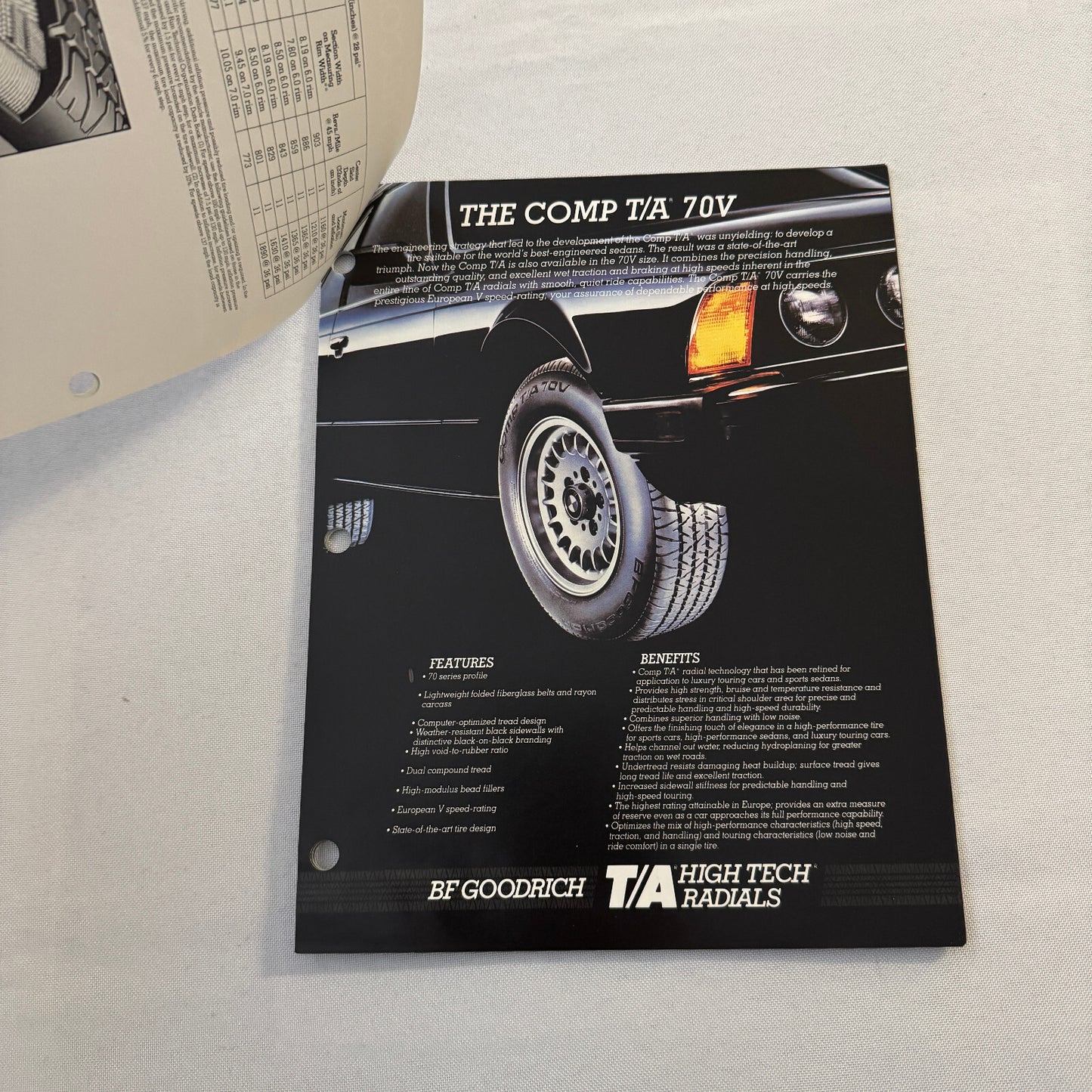 BF Goodrich Mazda Lola T616 Racing Press KIt Brochure Lola T-616 Jim Busby +