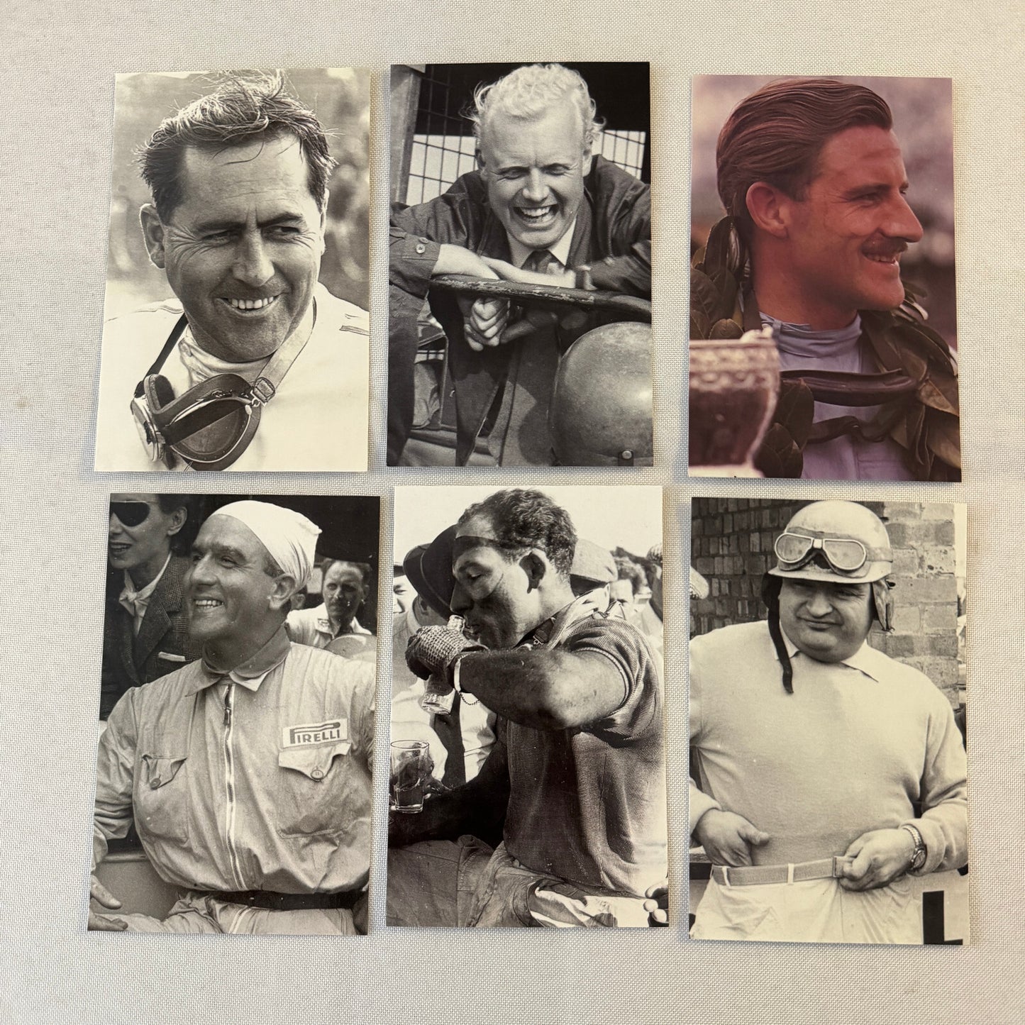 Racing Driver Legend Postcard Lot 28X Stirling Moss Jackie Stewart Jack Brabham