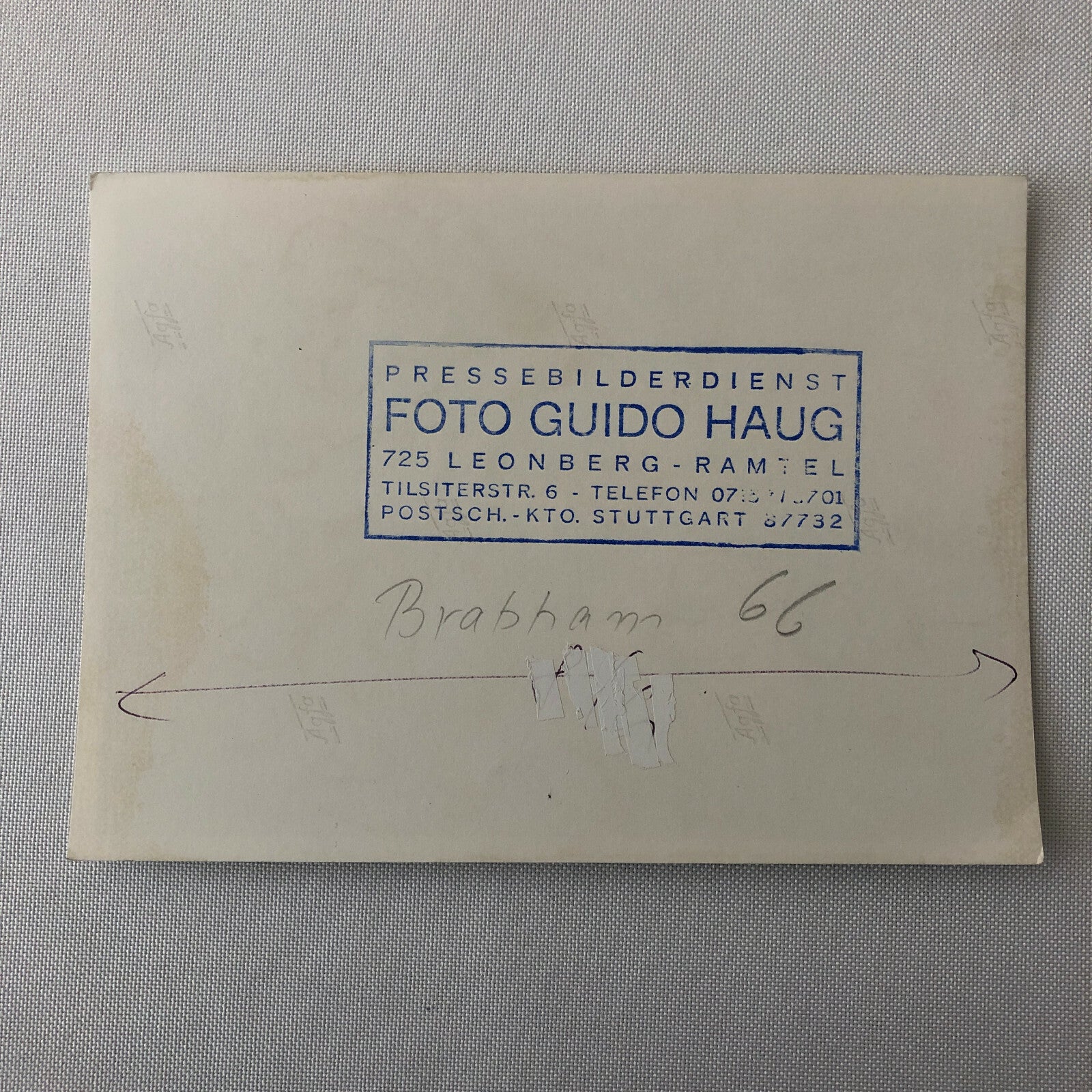 Vintage Racing Photo Photograph Jack Brabham 1966