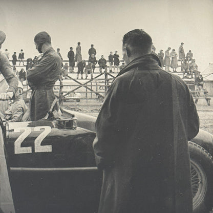 Racing Photograph 1937 Richard Seaman Delage Earl Howe Bugatti Photo Photograph