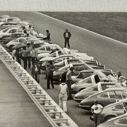 Vintage Porsche Racing Car Photo Photograph Porsche 911 Club Event 1974