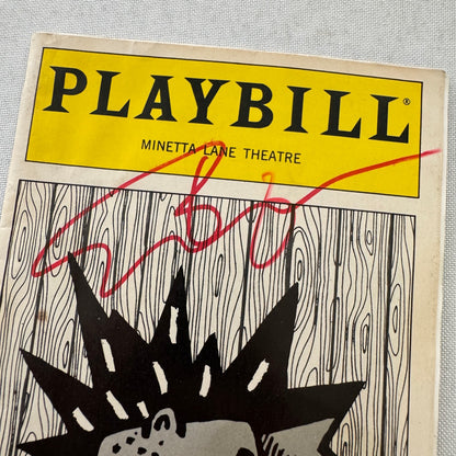 Pounding Nails in the Floor with My Forehead Eric Bogosian Signed Playbill
