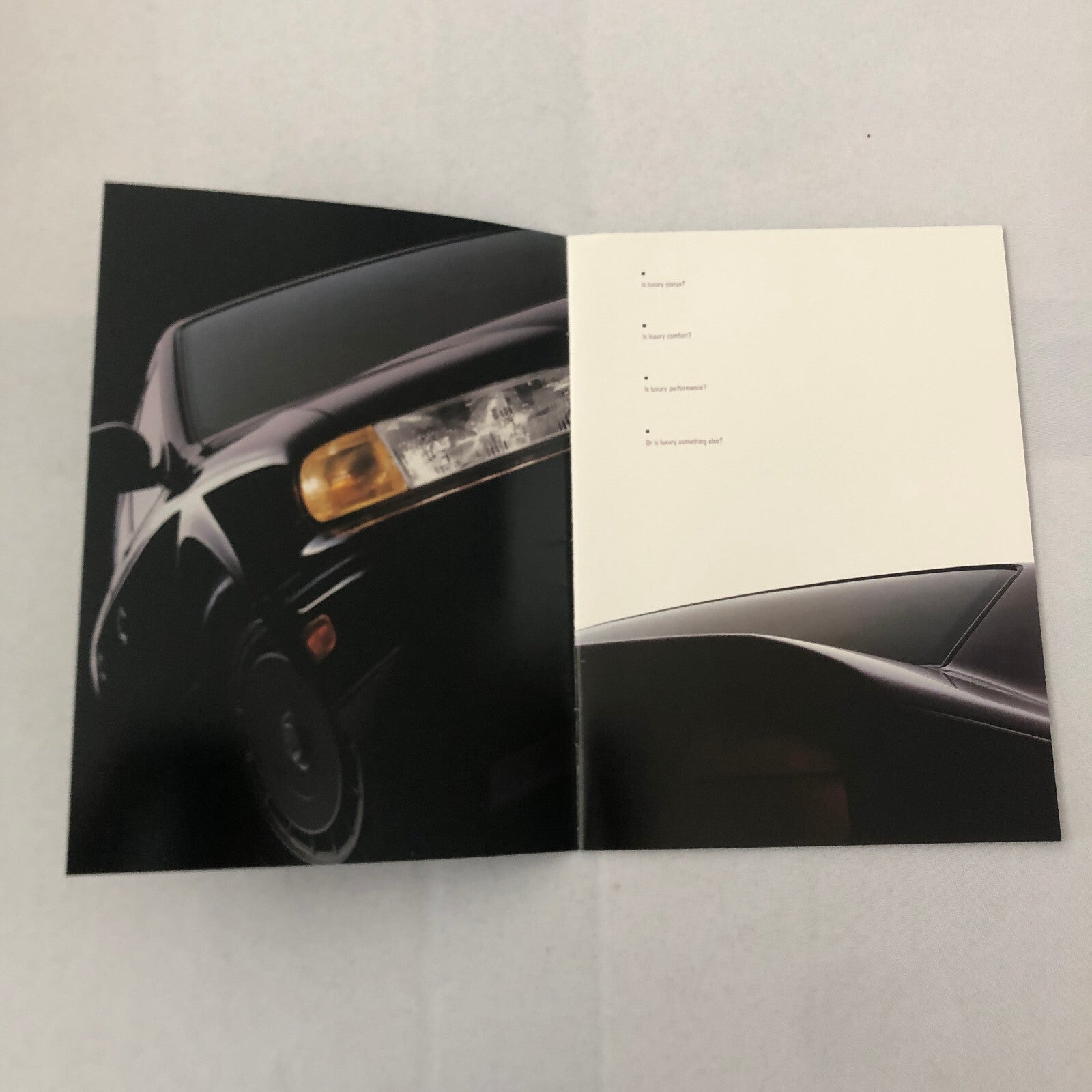 Infiniti Car Sales Brochure Catalog 1988 1989 Q45 M30 Coupe Convertible