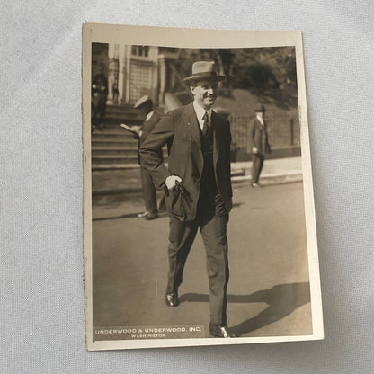 Press Photo Photograph Navy League Against President Herbert Hoover 1931