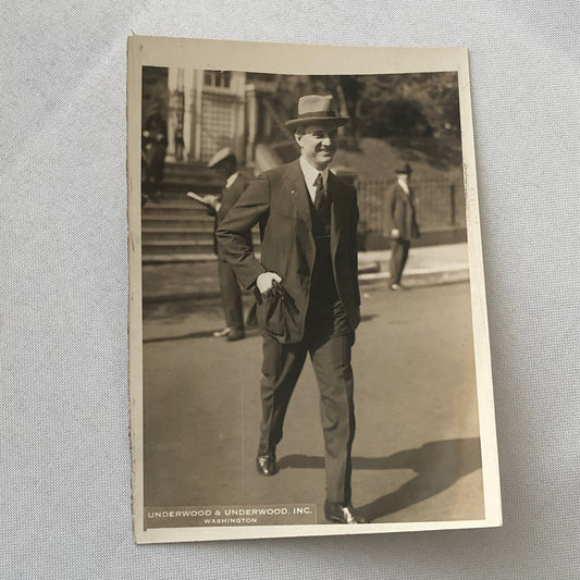 Press Photo Photograph Navy League Against President Herbert Hoover 1931