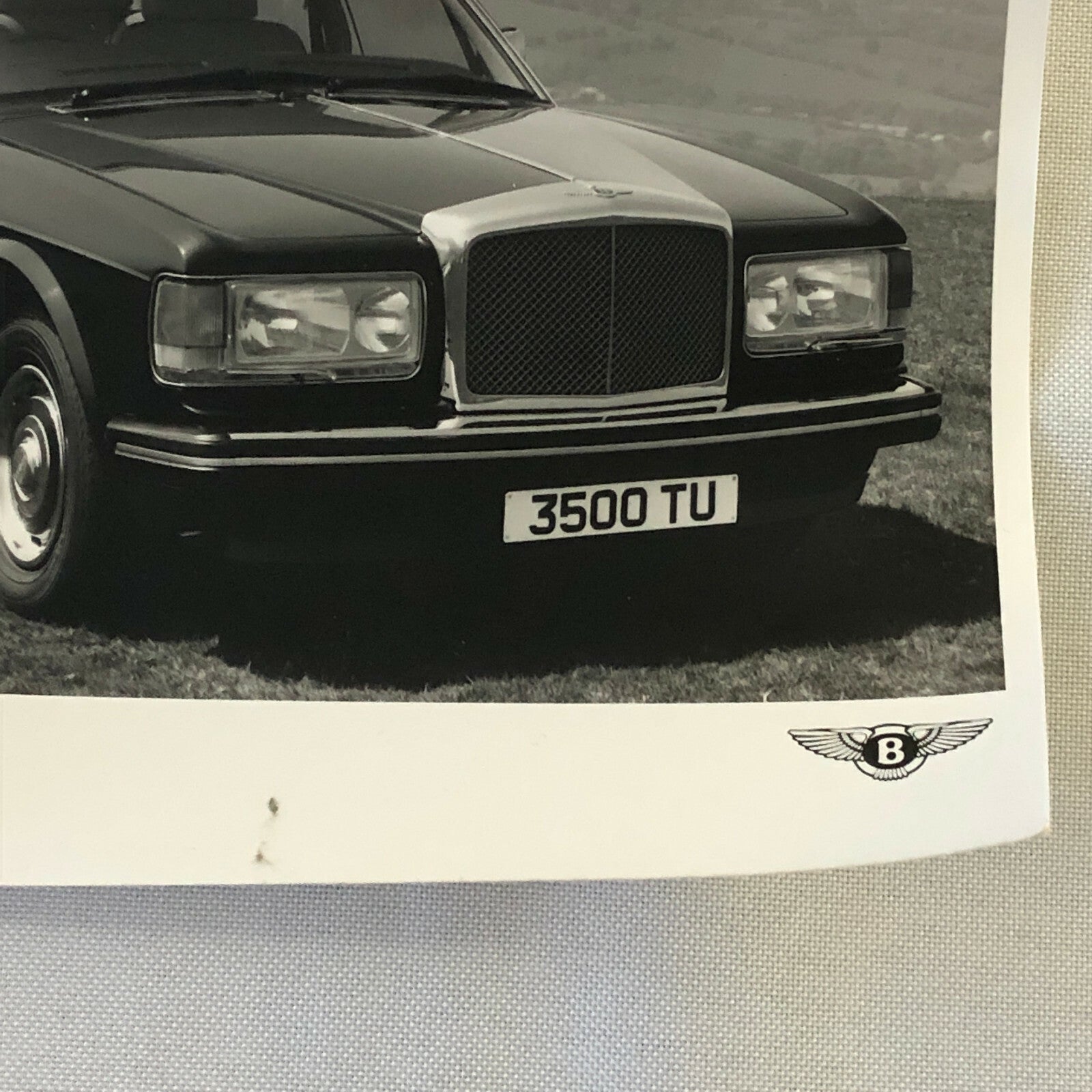 Bentley Eight Sedan Press Photo Photograph Lot of 3 - Bentley 8 