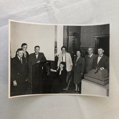 Vintage Photo Photograph Telephone Switchboard Machine Office Workers