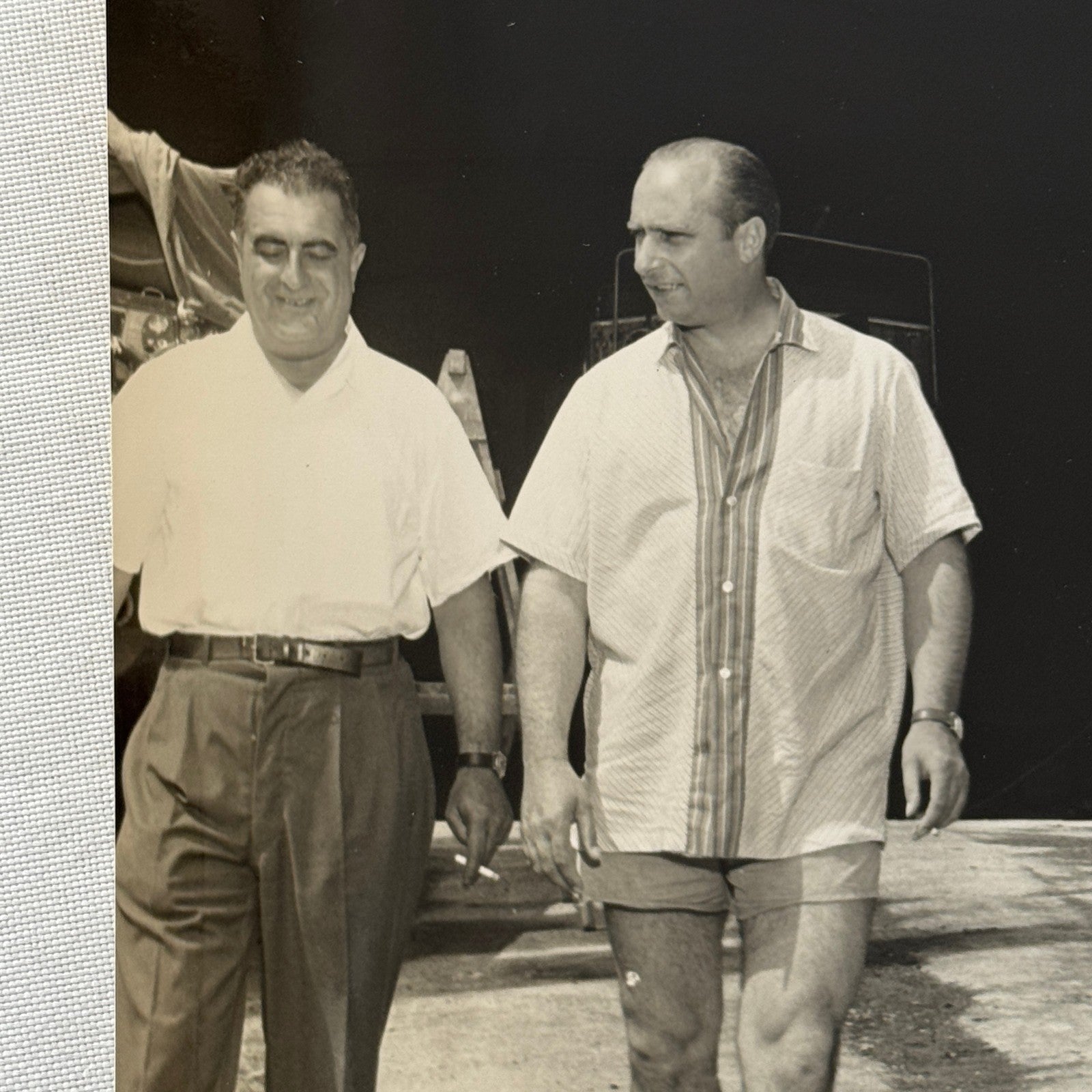 Juan Manuel Fangio Retirement Vacation Holiday Italian Press Photo F1 Racing