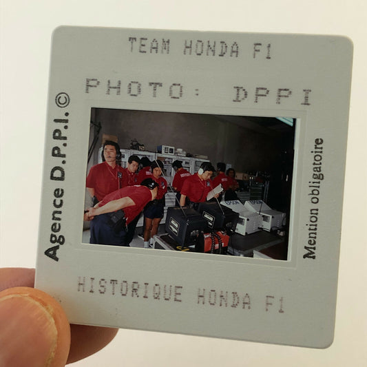 Honda Formula One Team DPPI 35MM Press Photo Slide Honda F1 Racing 