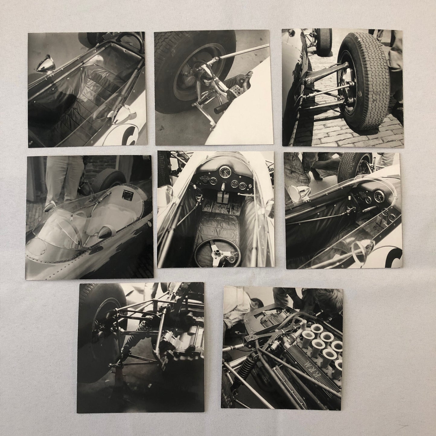 Vintage Racing Photo Photograph BRM Car 1963 Zandvoort Lot of 8