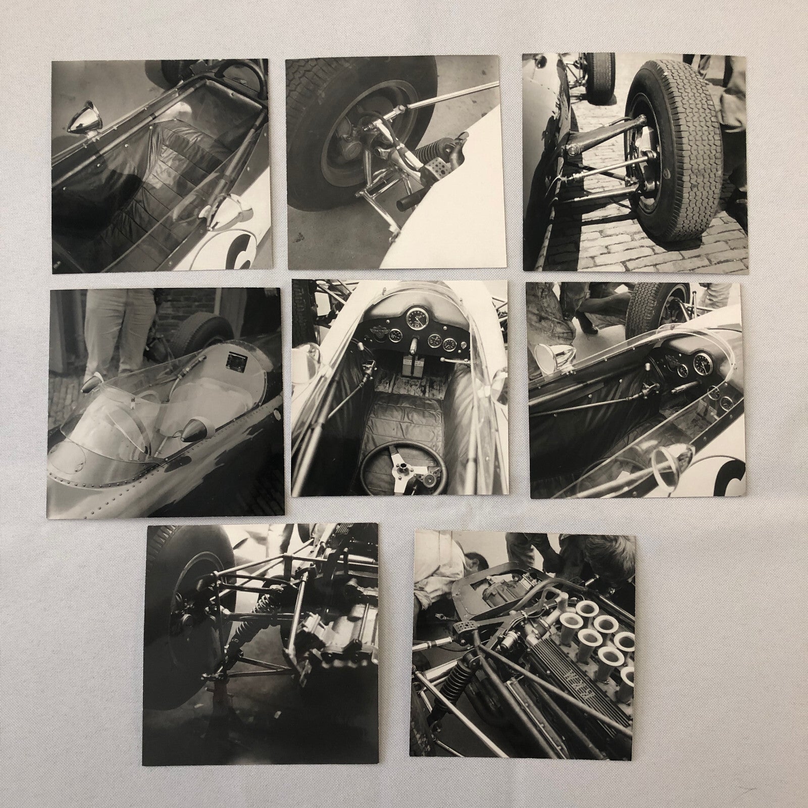 Vintage Racing Photo Photograph BRM Car 1963 Zandvoort Lot of 8