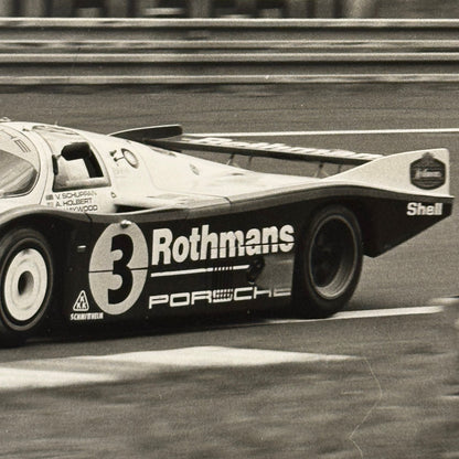Vintage Rothmans Racing Porsche 956 Race Car Photo Photograph Print
