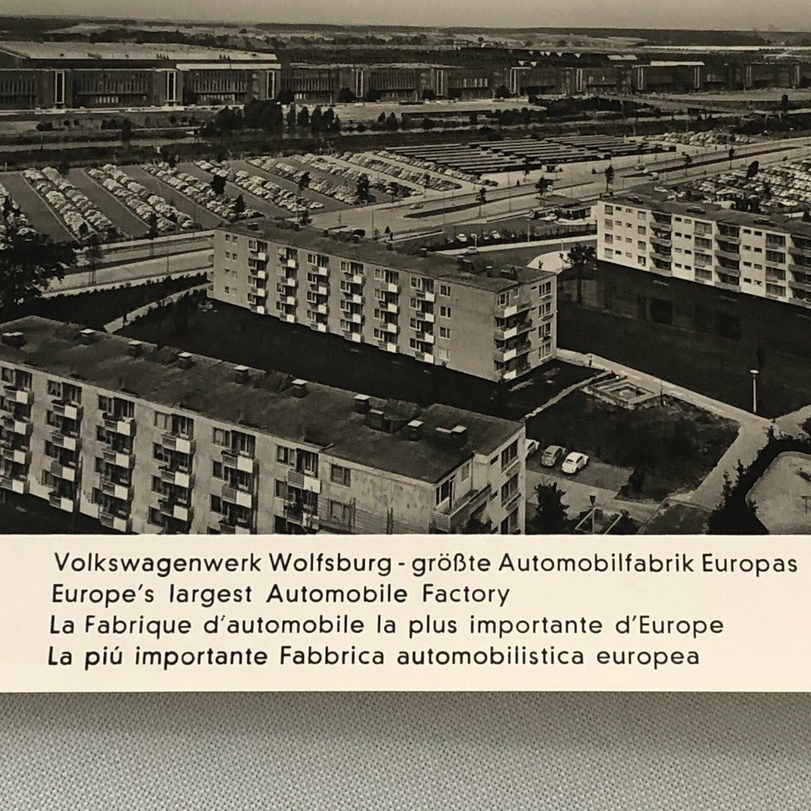 Volkswagen VW Factory Press Photo Photograph Print 1961