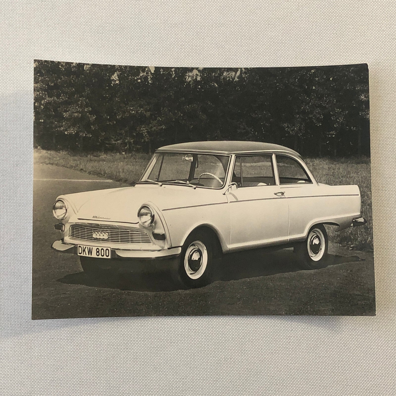 Auto Union DKW Junior De Luxe Car Factory Press Photo Photograph Vintage