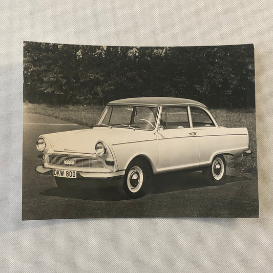 Auto Union DKW Junior De Luxe Car Factory Press Photo Photograph Vintage