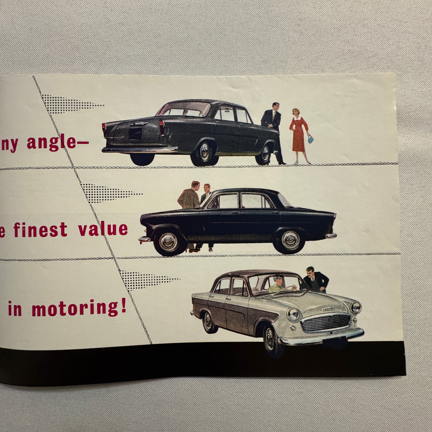 Standard Ensign Car Sales Brochure Catalog Vintage Advertising
