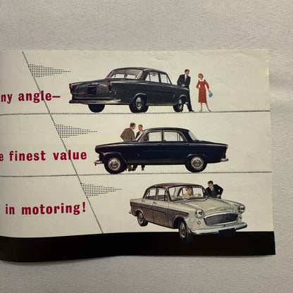Standard Ensign Car Sales Brochure Catalog Vintage Advertising