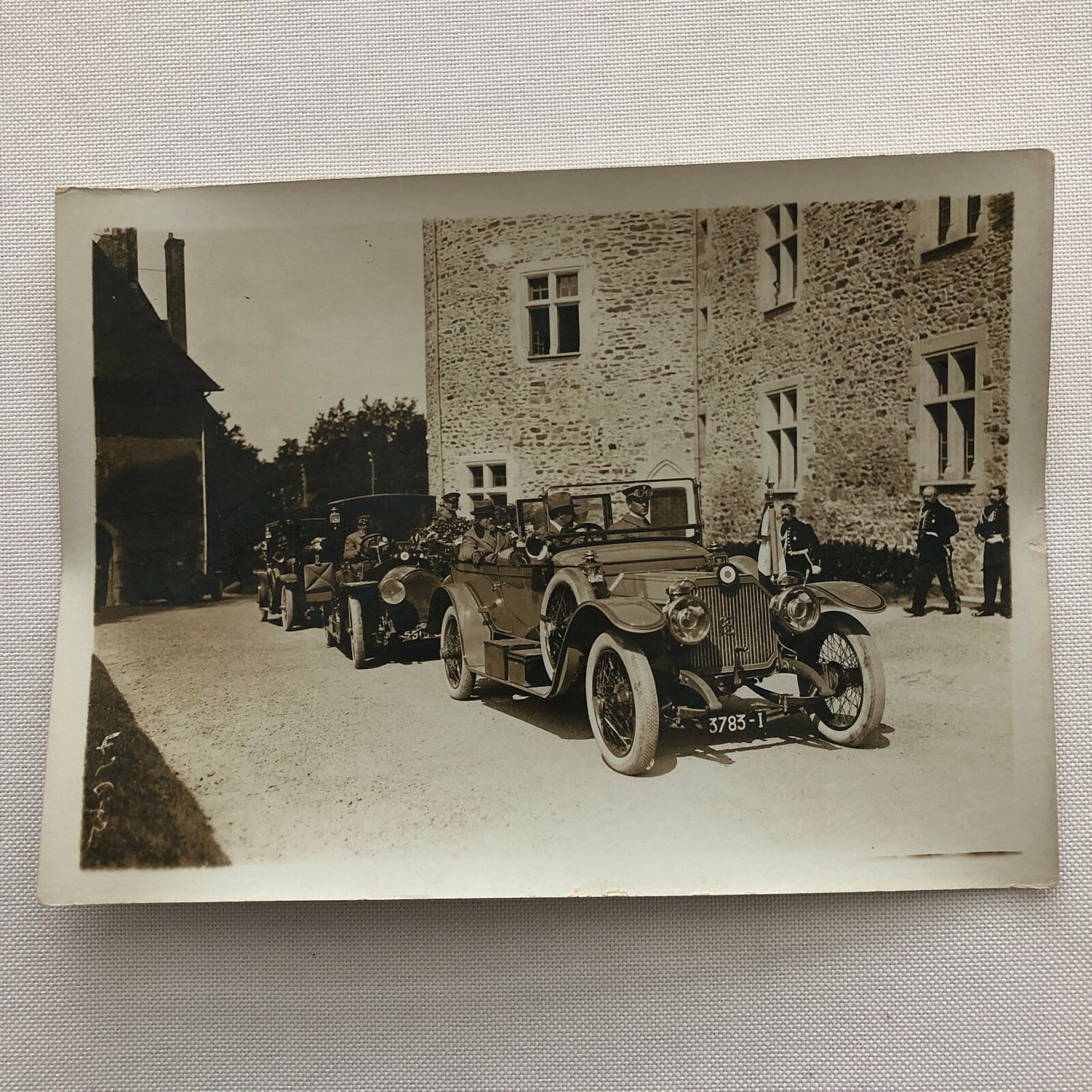 Antique Press Photo Photograph Agence Meurisse Paris Nice Rally Racing Car Cars
