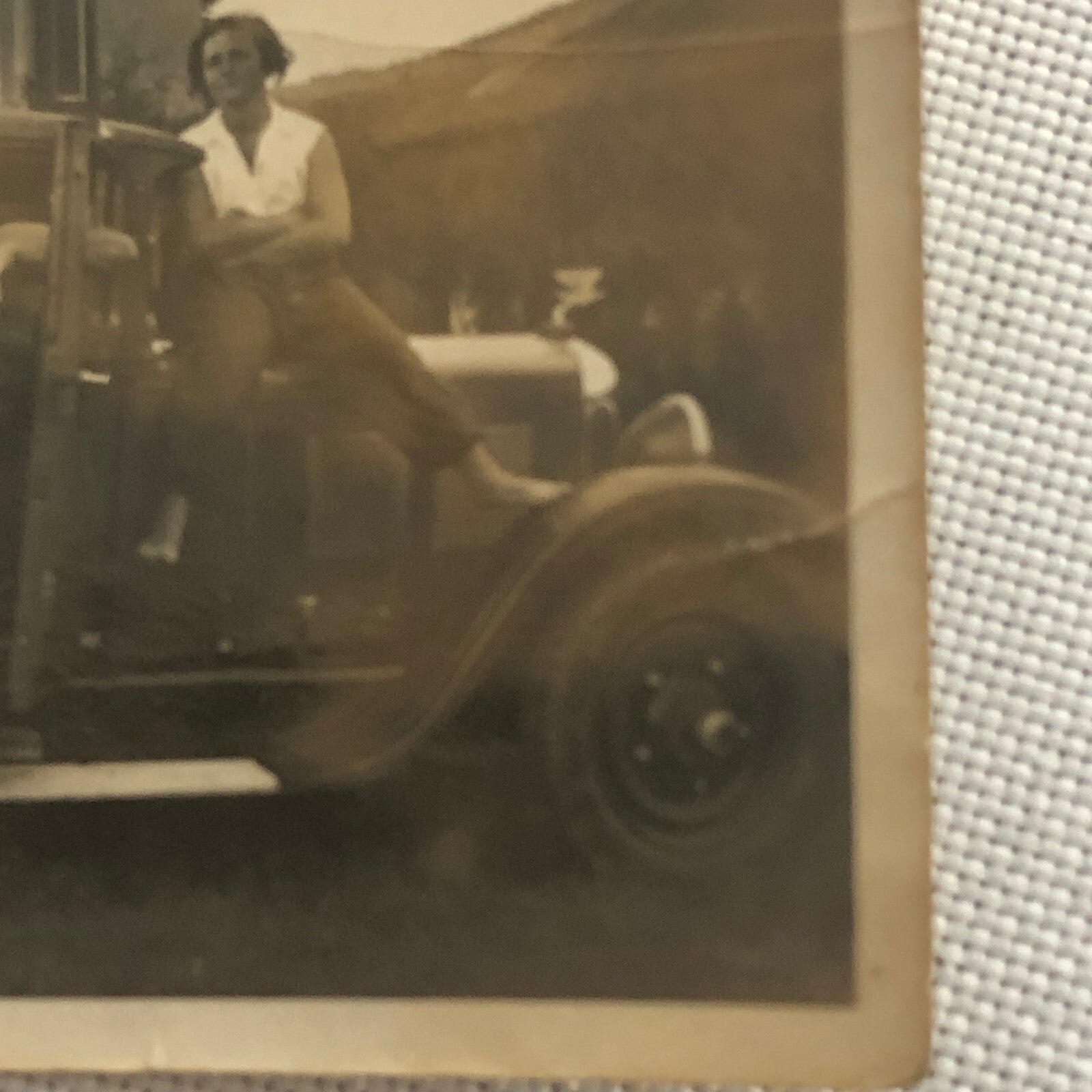 Vintage Photo Photograph Lot People with Anique Car Automobile AL22SM1