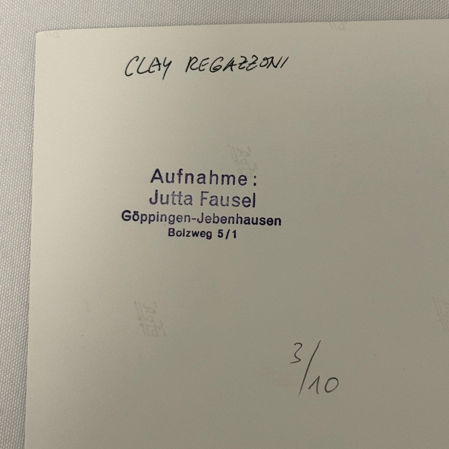 Vintage Racing Photo 1970 Italian Grand Prix Driver Clay Regazzoni Motorsport