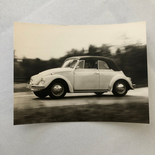 Vintage Volkswagen VW Beetle Car Photo Photograph Print