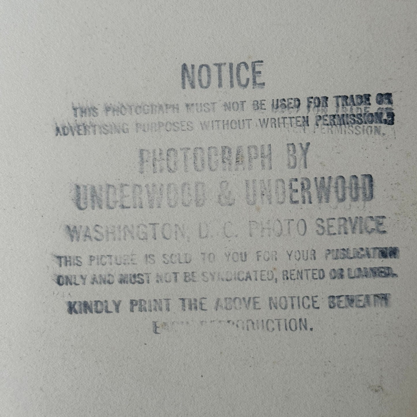 Army Brigadier General Colonel William Mitchell Underwood Press Photo 1926