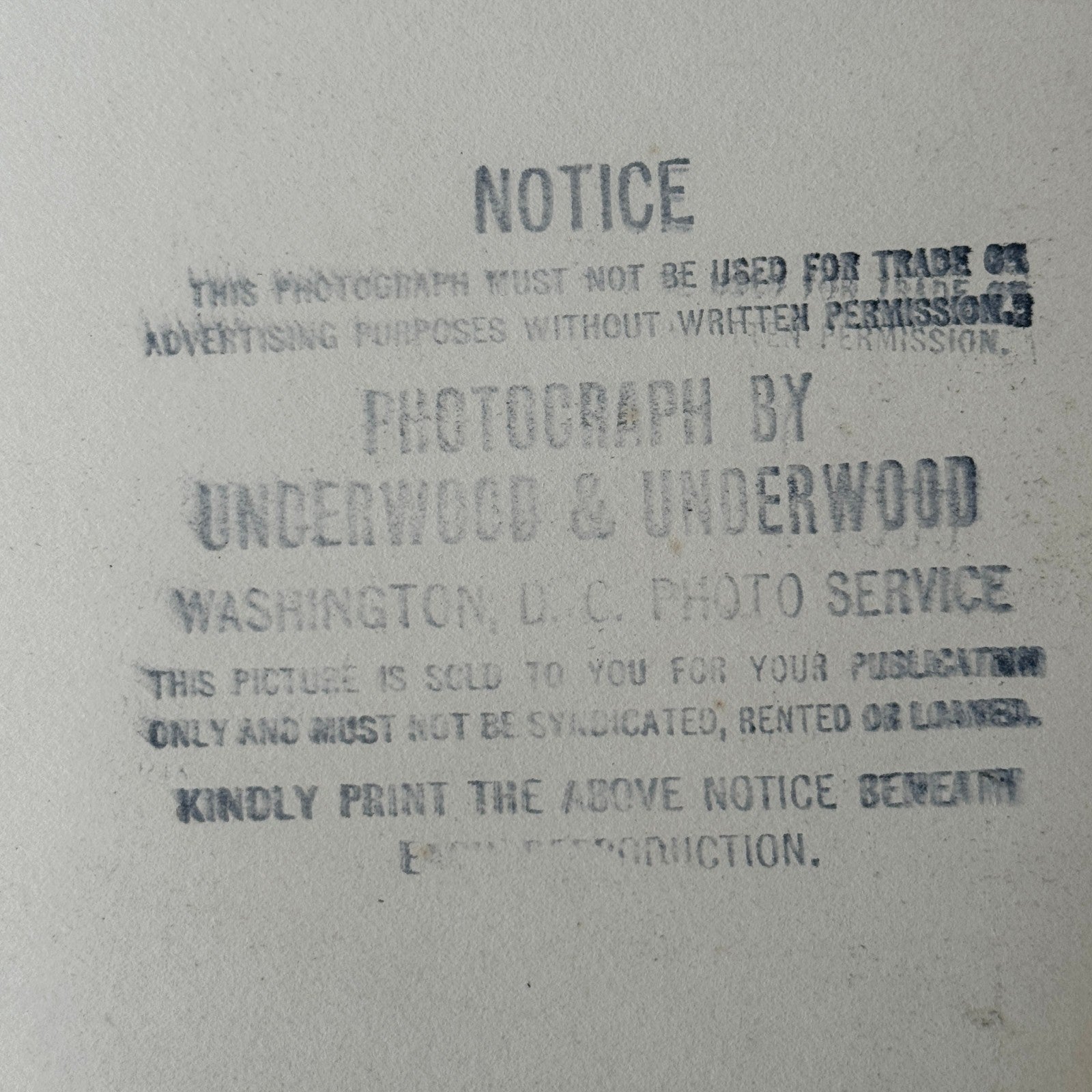 Army Brigadier General Colonel William Mitchell Underwood Press Photo 1926