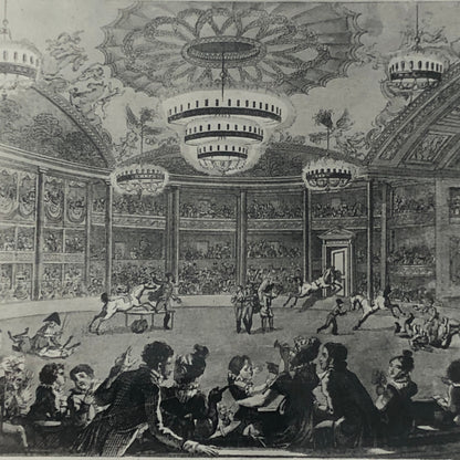 Vintage Photograph of French Circus Poster or Postcard Illustrations Photo