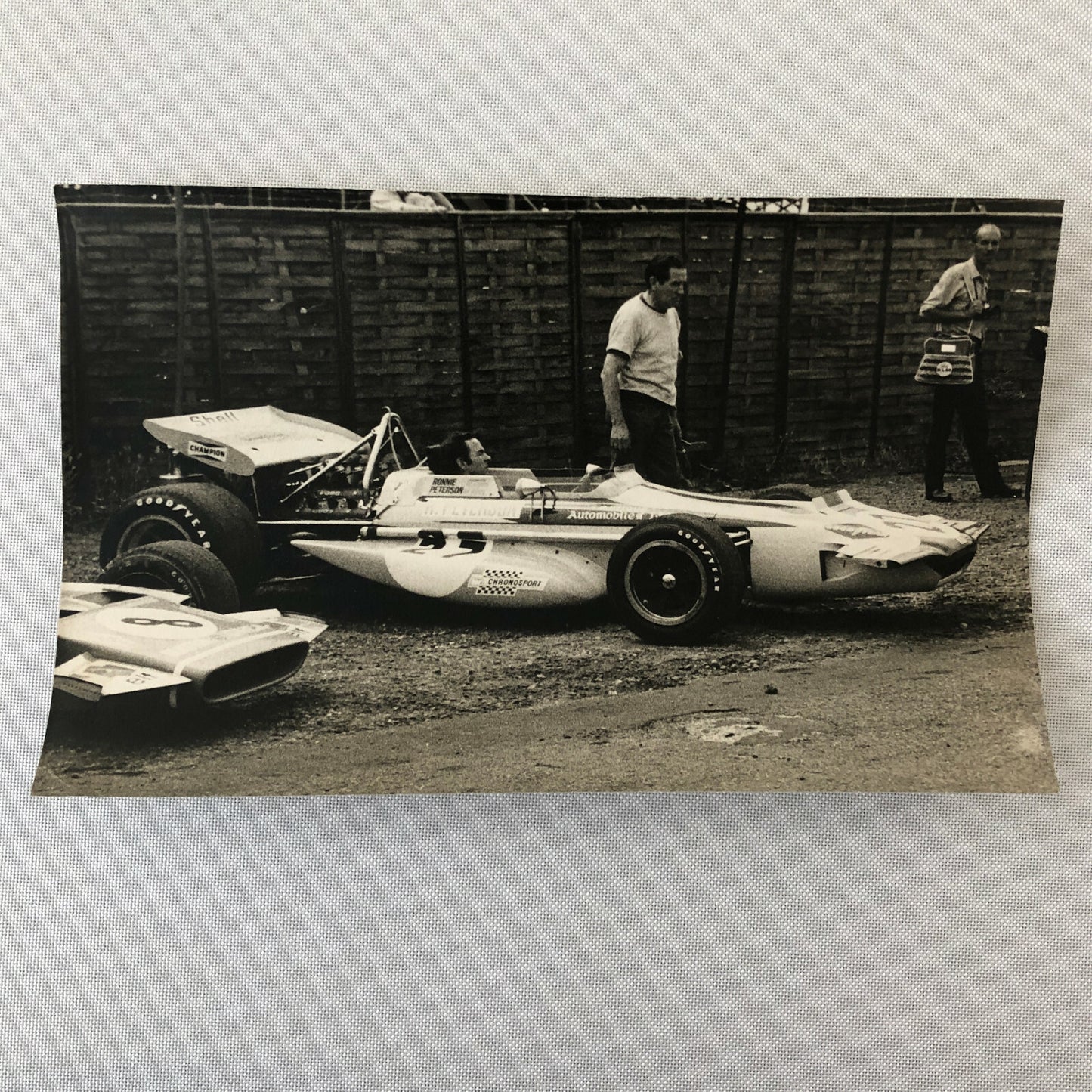Vintage Racing Car Photo Photograph Print - Ronnie Peterson 