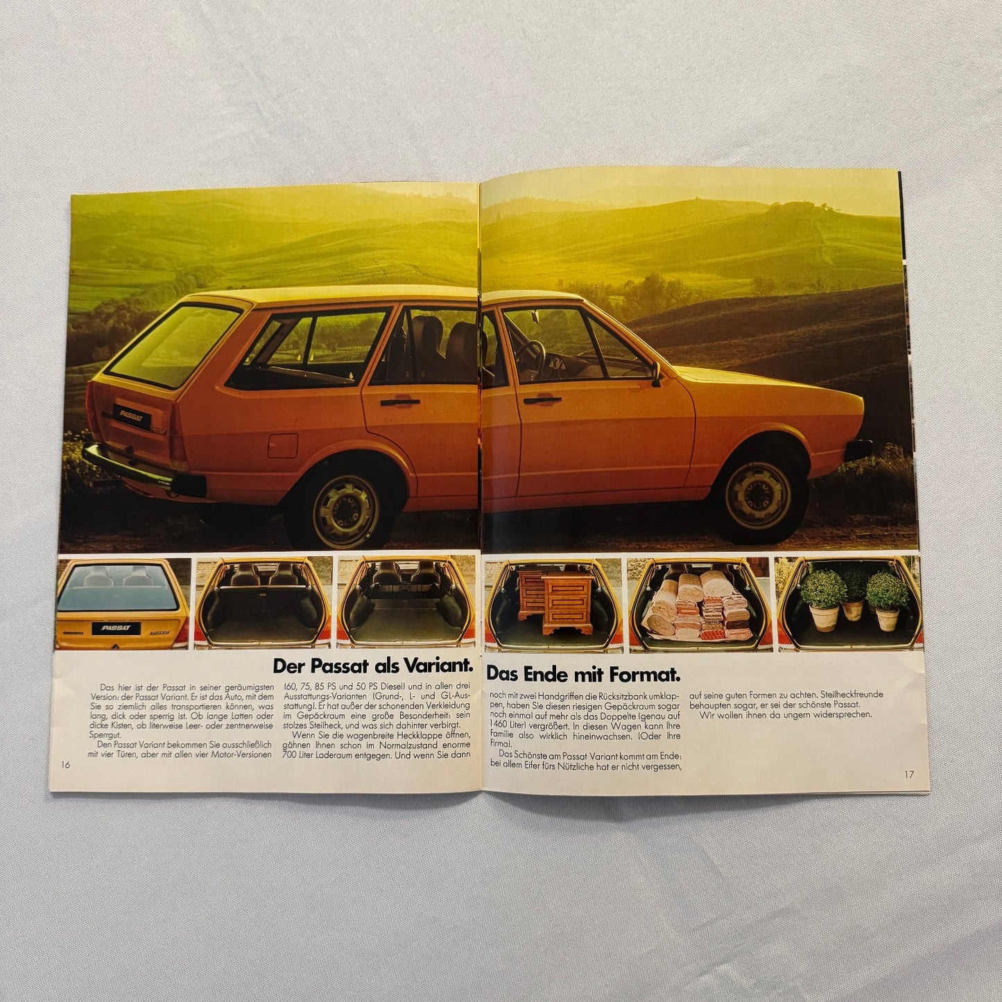 1977 Volkswagen Passat Car Sales Brochure Catalog Advertising GERMAN