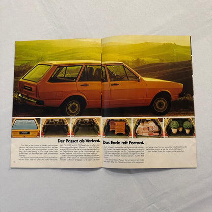 1977 Volkswagen Passat Car Sales Brochure Catalog Advertising GERMAN
