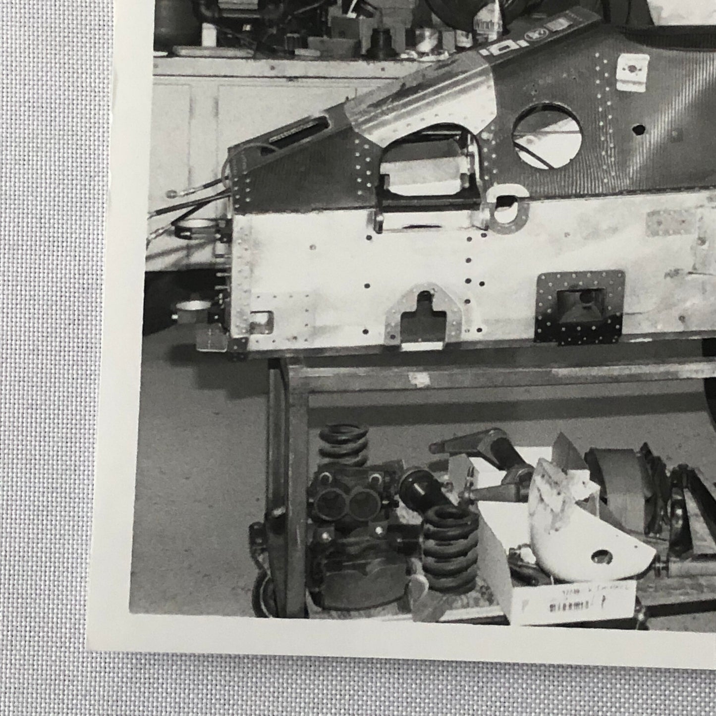 Vintage Indy Indianapolis Racing Photo Photograph Ford Chassis