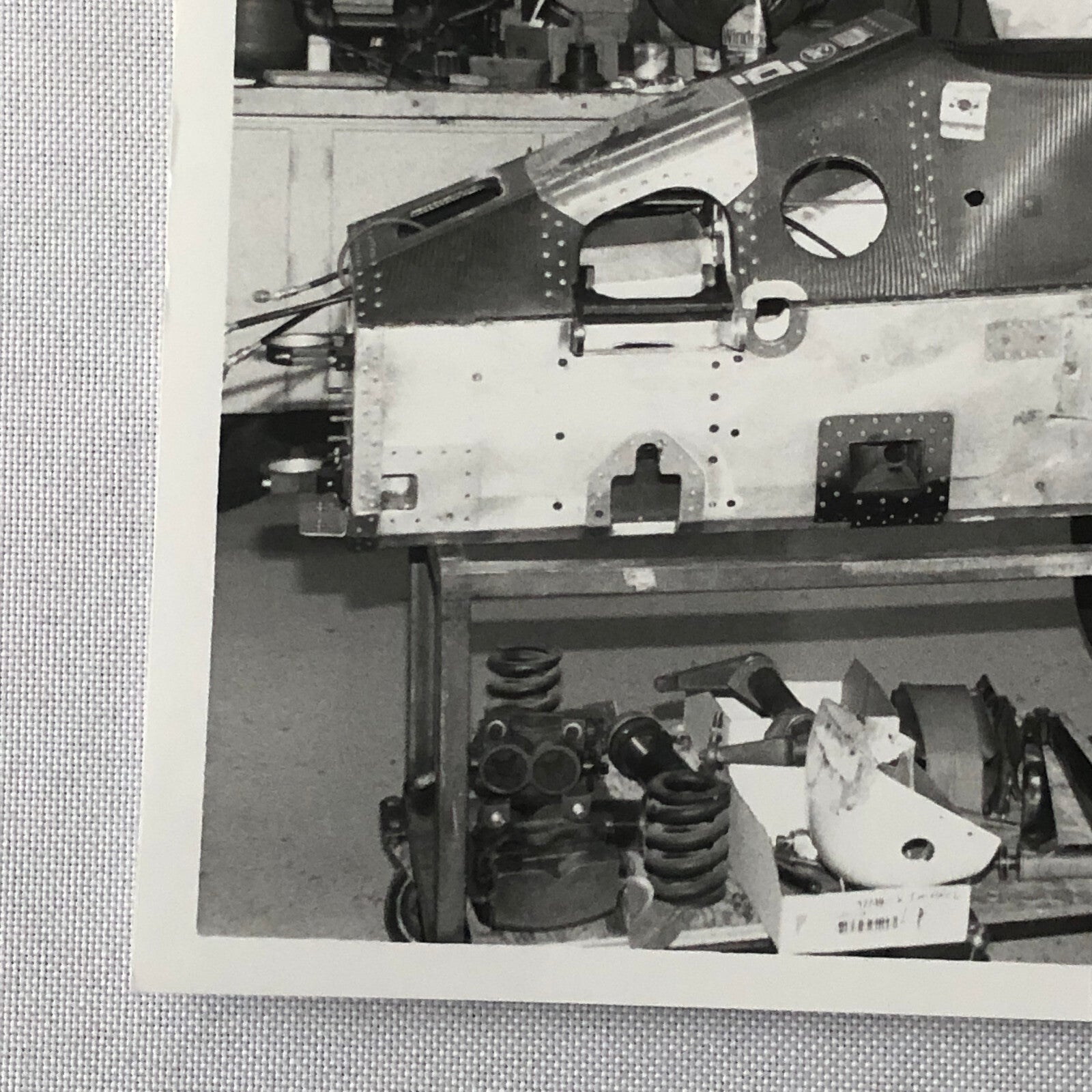 Vintage Indy Indianapolis Racing Photo Photograph Ford Chassis