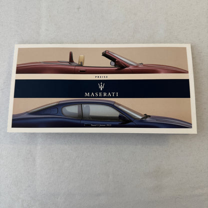 2003 Maserati Coupe & Maserati Spyder Press Kit Brochure Photo CD
