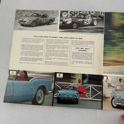 Triumph Spitfire MK11 Roadster Convertible Car Sales Brochure Catalog Vintage