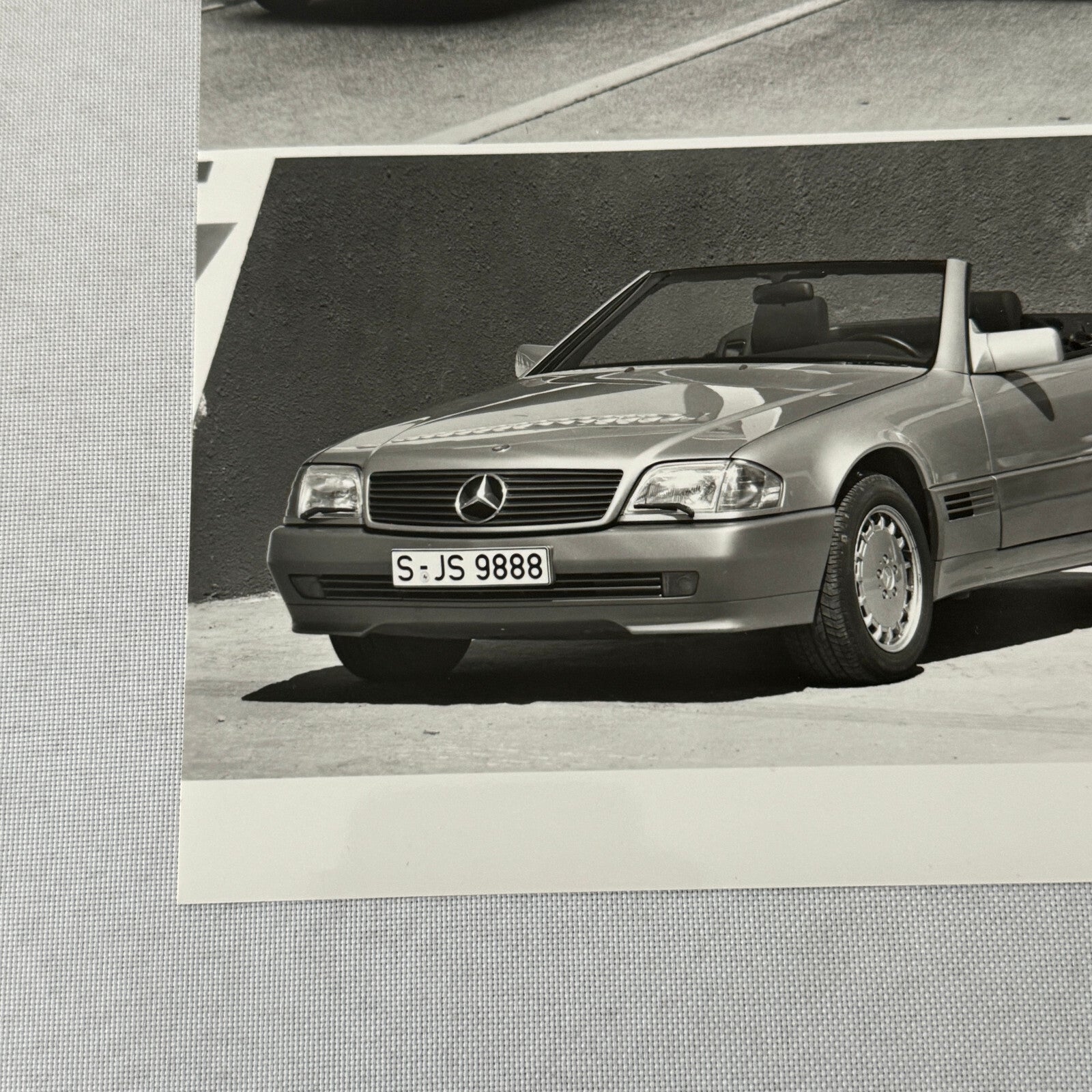 Mercedes Benz SL 40th Anniversary Factory Press Photo Photograph