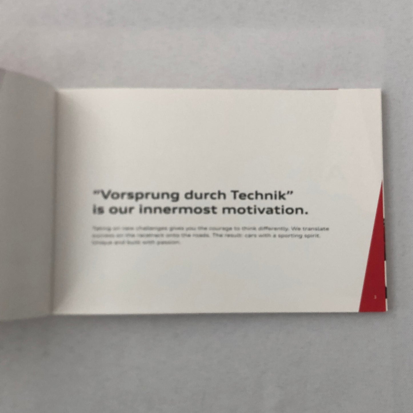 2011 Audi Motorsport Lifestyle Accessories Sales Brochure Catalog Clothing